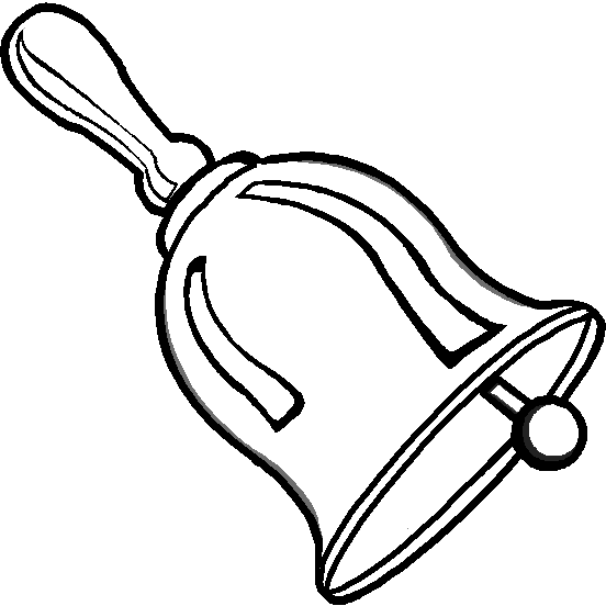 Free printable bell coloring pages for kids