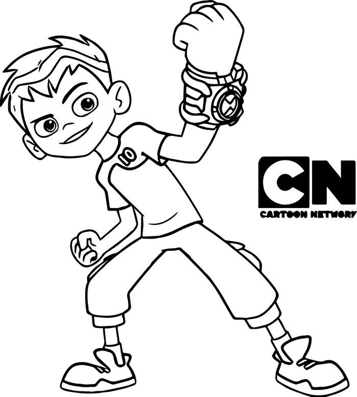 Printable ben coloring pages pdf for kids