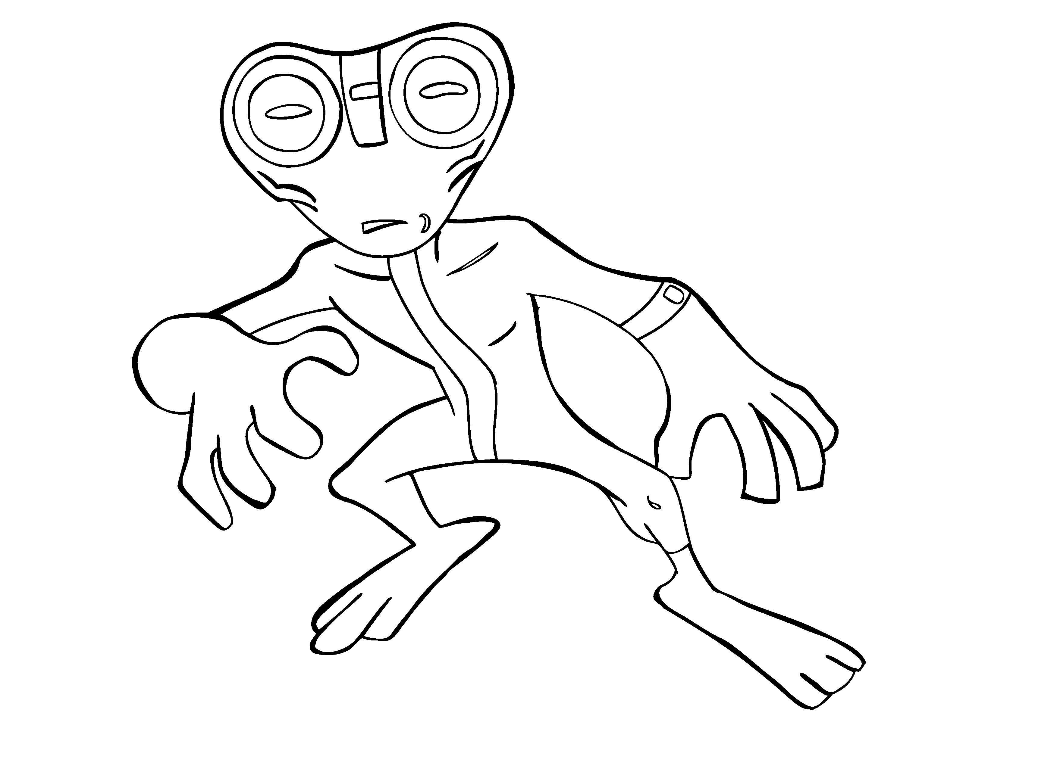 Free printable ben coloring pages for kids