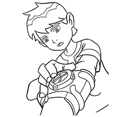 Ben coloring pages free printable for little ones