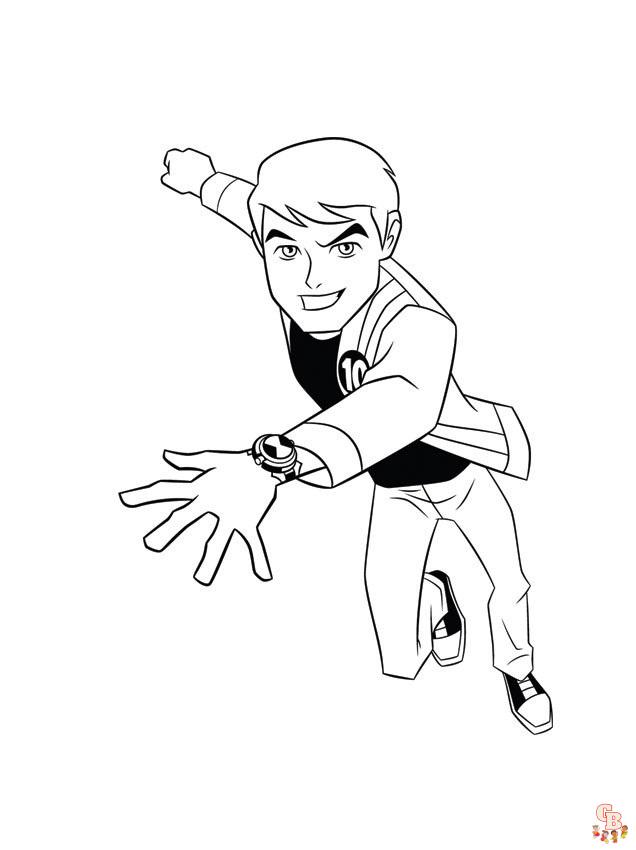 Discover exciting ben coloring pages