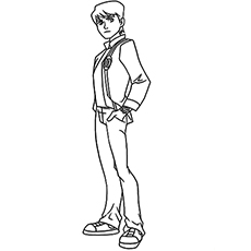 Ben coloring pages free printable for little ones