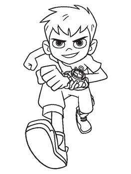 Ben coloring pages for kids girls boys teens birthday school activity