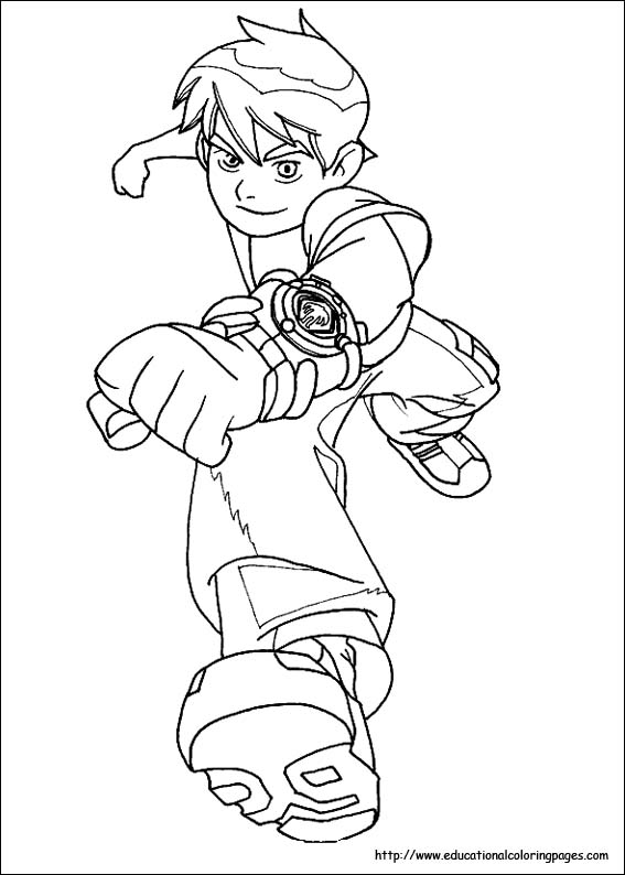 Ben coloring pages free for kids