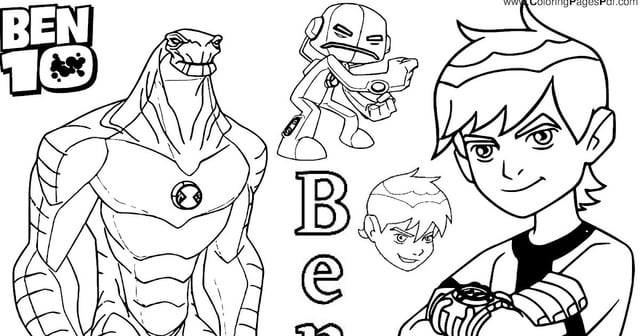 Free ben coloring pages rcoloringpagespdf