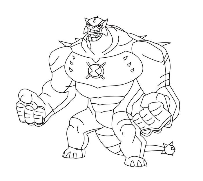 Printable ben coloring pages pdf for kids