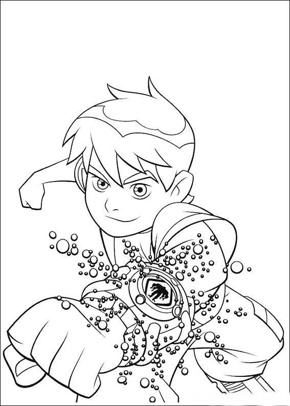 Ben coloring pages â birthday printable