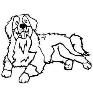 Draw bernese mountain dogs dog coloring page dog line art puppy coloring pages