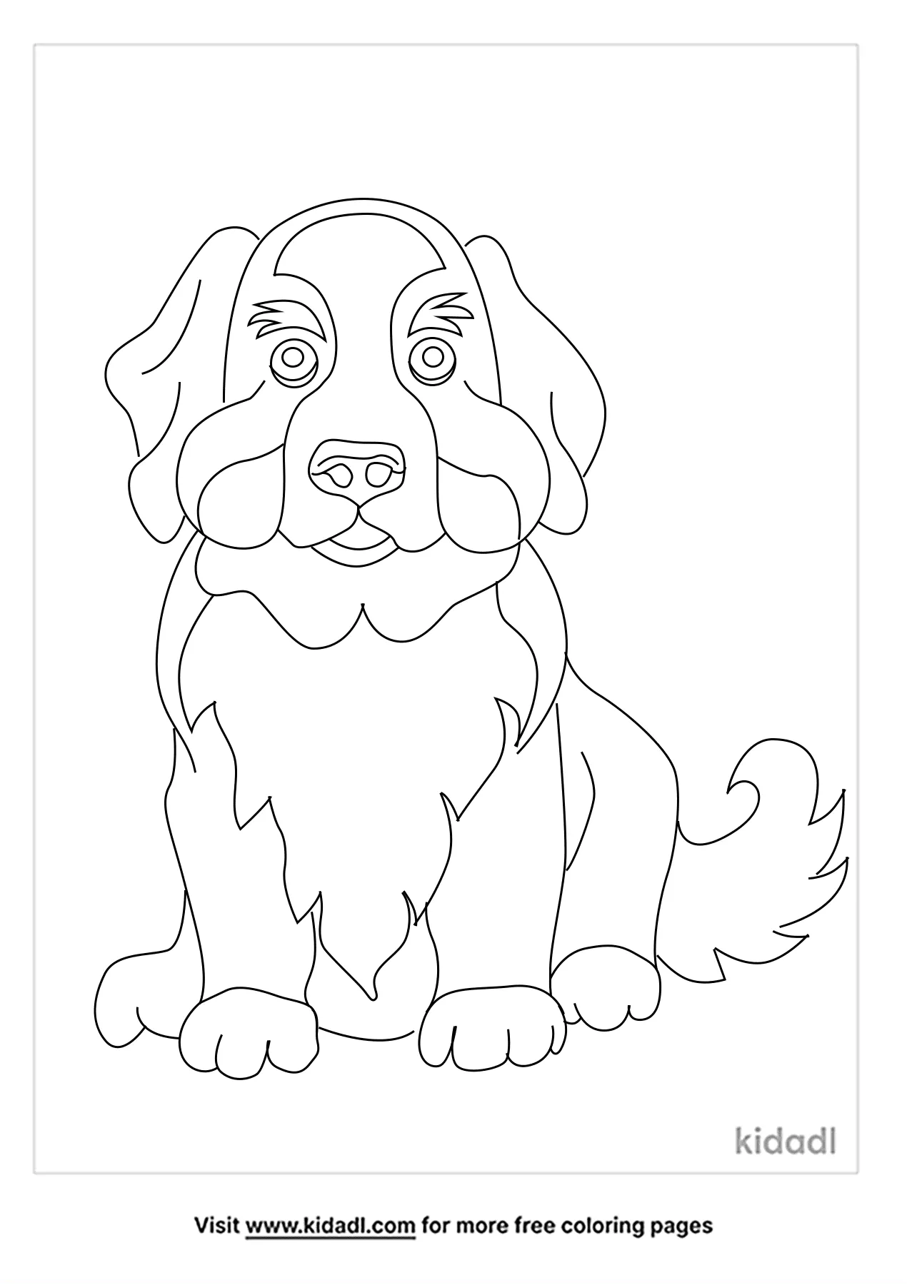Free bernese mountain dog coloring page coloring page printables