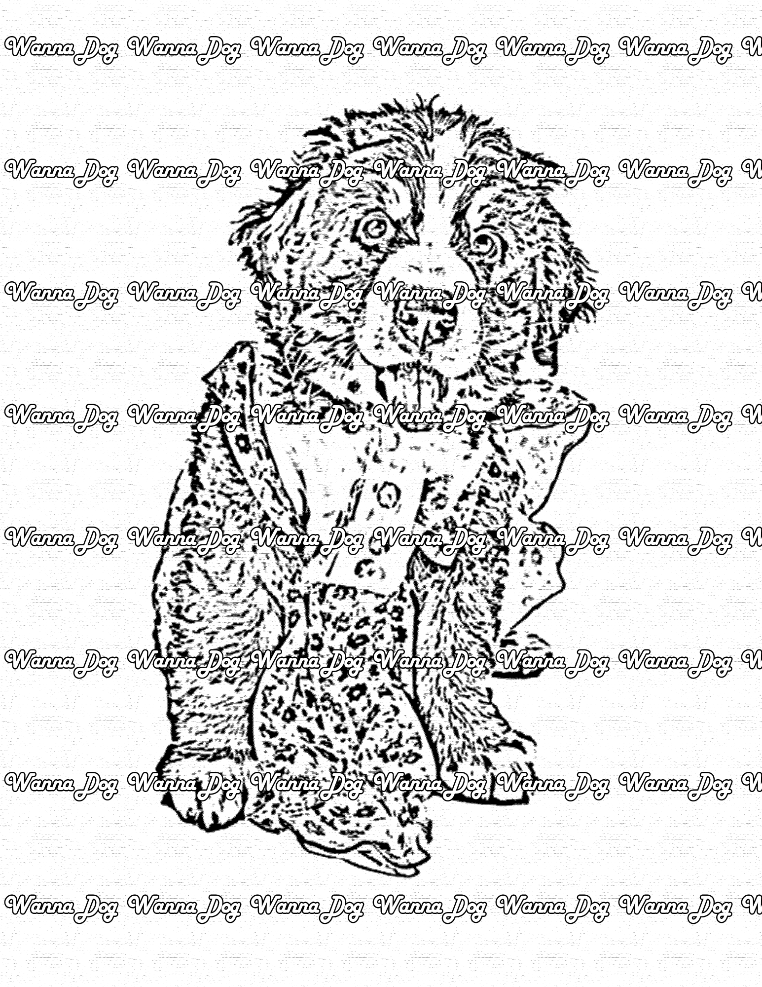 Bernese mountain dog coloring pages â wanna dog