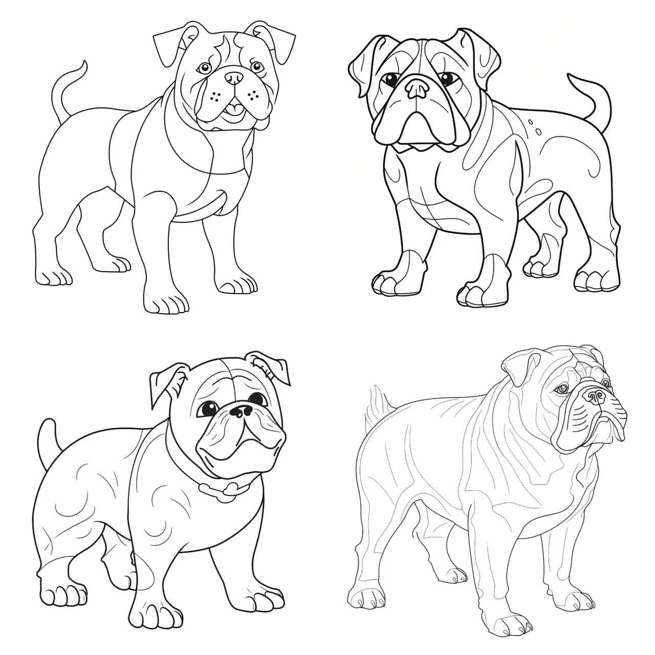 Coloring pages dogs for kids ausmalseiten hunde fãr kinder