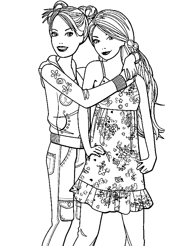 Bff coloring pages printable for free download