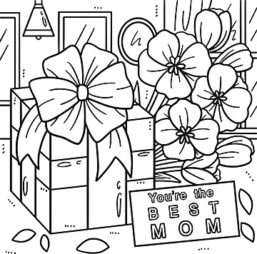 Mothers day trophy coloring page for children to celebrate and honor moms happiness vector trophy drawing rat drawing moth drawing png and vector with transparent background for free download