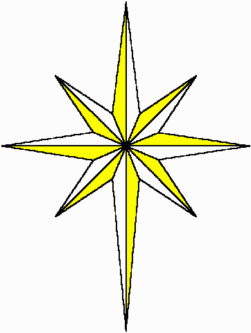 Free star of bethlehem clipart