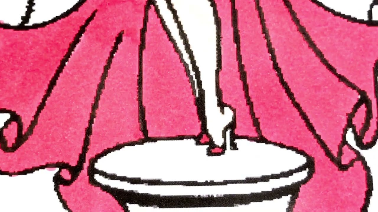 How to color betty boop coloring pages for kids