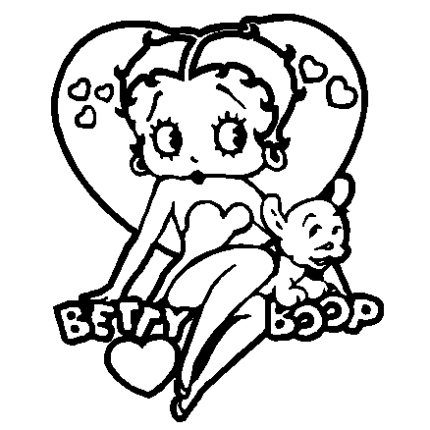 Betty boop hitchhiker