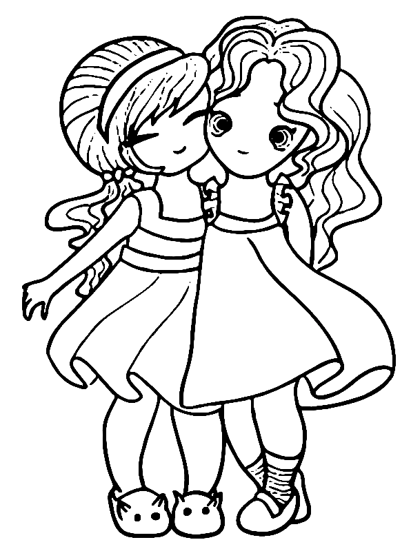 Bff coloring pages printable for free download