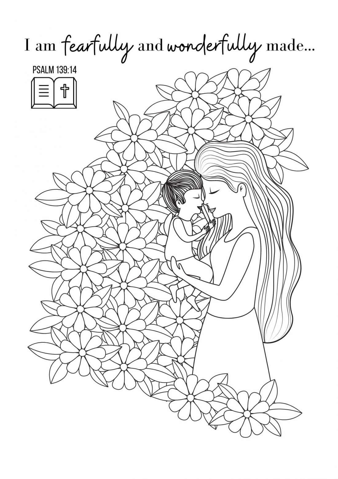 Free printable bible verse coloring pages for kids