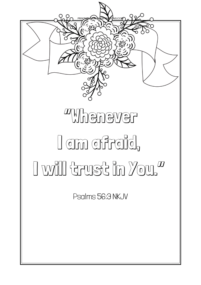 Free printable bible verse coloring book pages