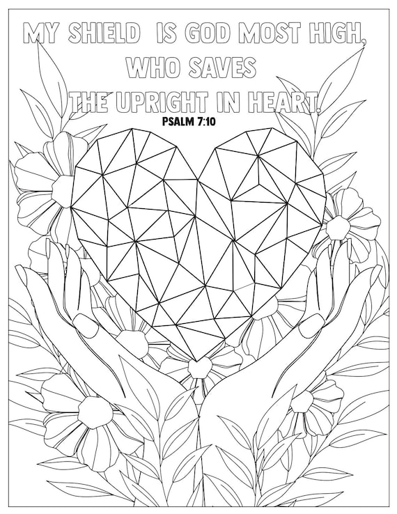 Digital coloring sheet bible verse printable religious
