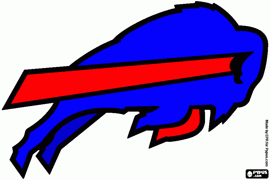 Buffalo bills coloring page printable buffalo bills
