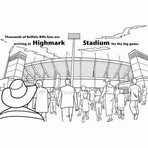 Buffalo bills coloring activity book officially licensed by the nf â