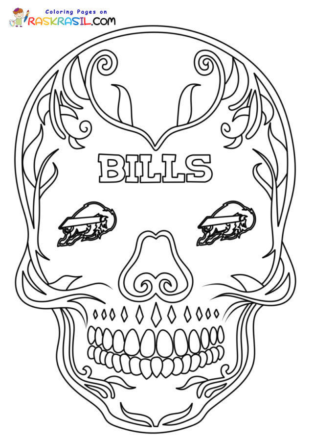 Buffalo bills coloring pages