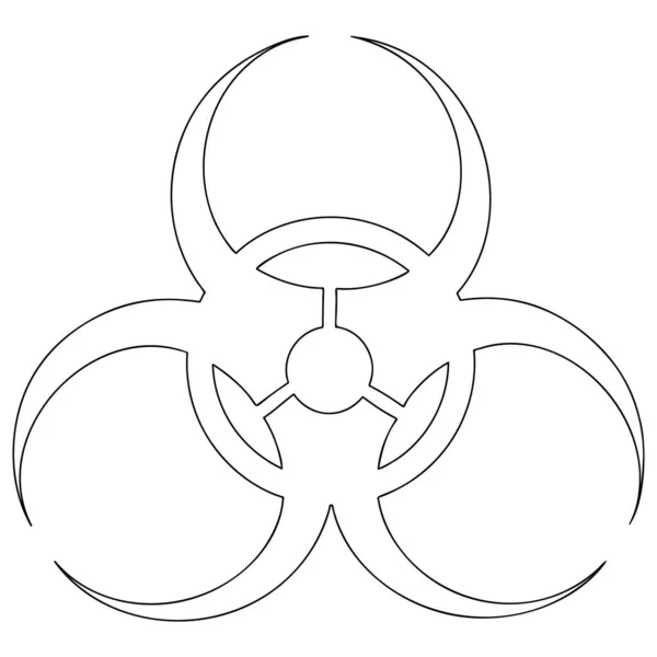Biohazard symbol symbol laboratory vector illustration isolated background warning sign stock vector by gebbimur