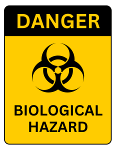 Warning biohazard sign printable templates free pdf downloads
