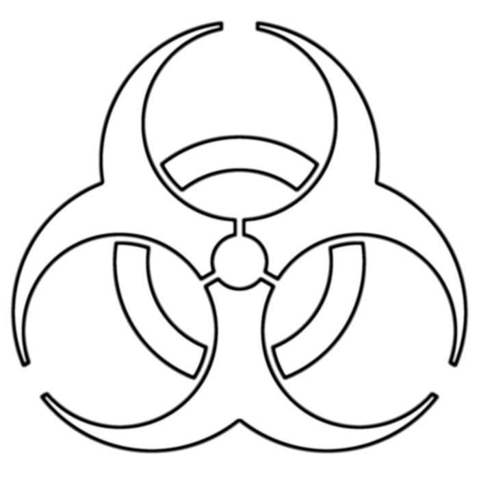 Biohazard coloring pages flower pattern drawing tattoo stencil outline chest tattoo sketches