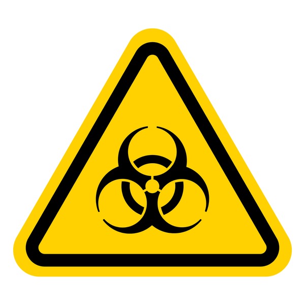 Biohazard sign royalty