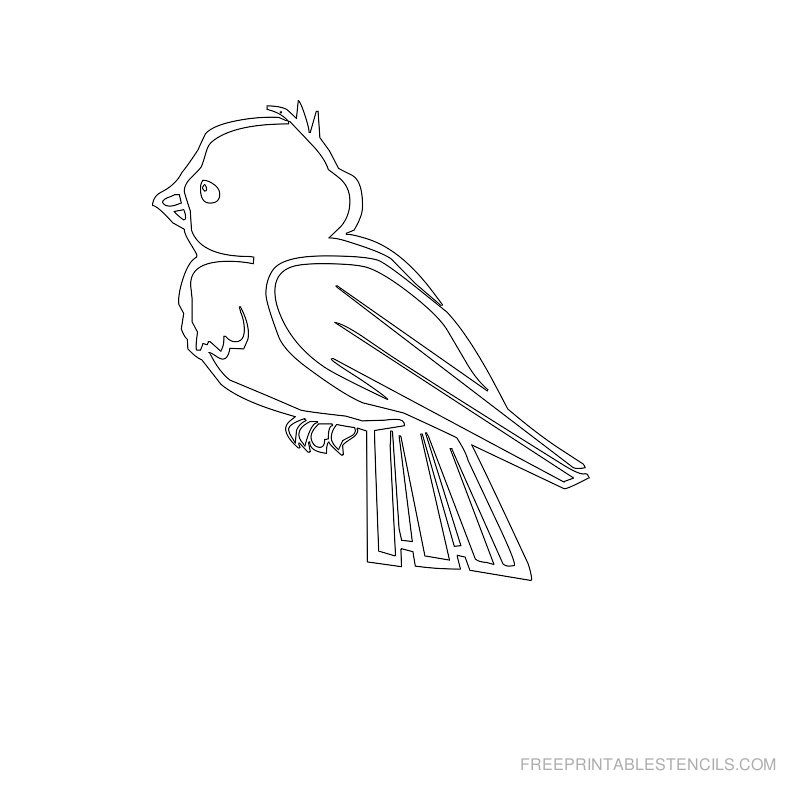 Free printable bird stencils