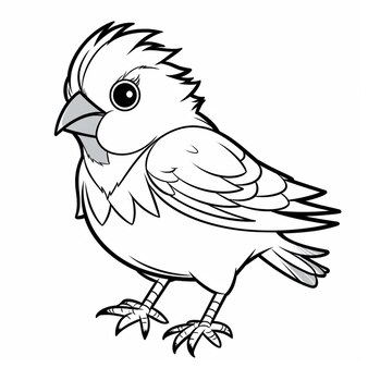 Page printable bird stencil pictures
