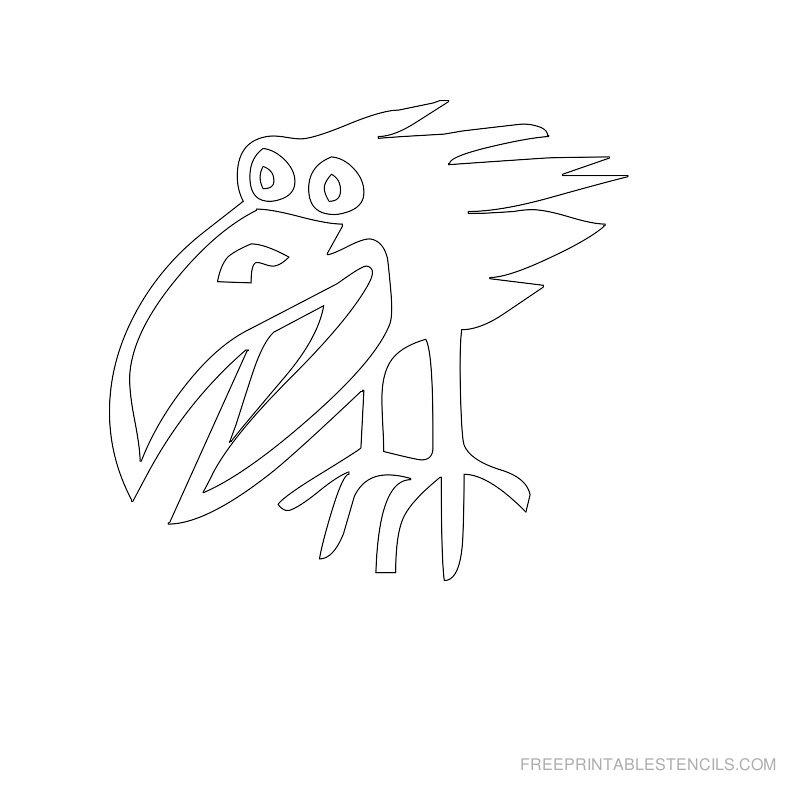 Free printable bird stencils