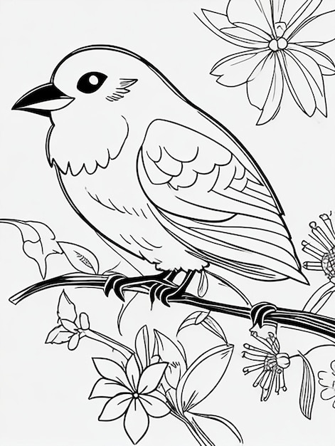 Page cute birds coloring pages images