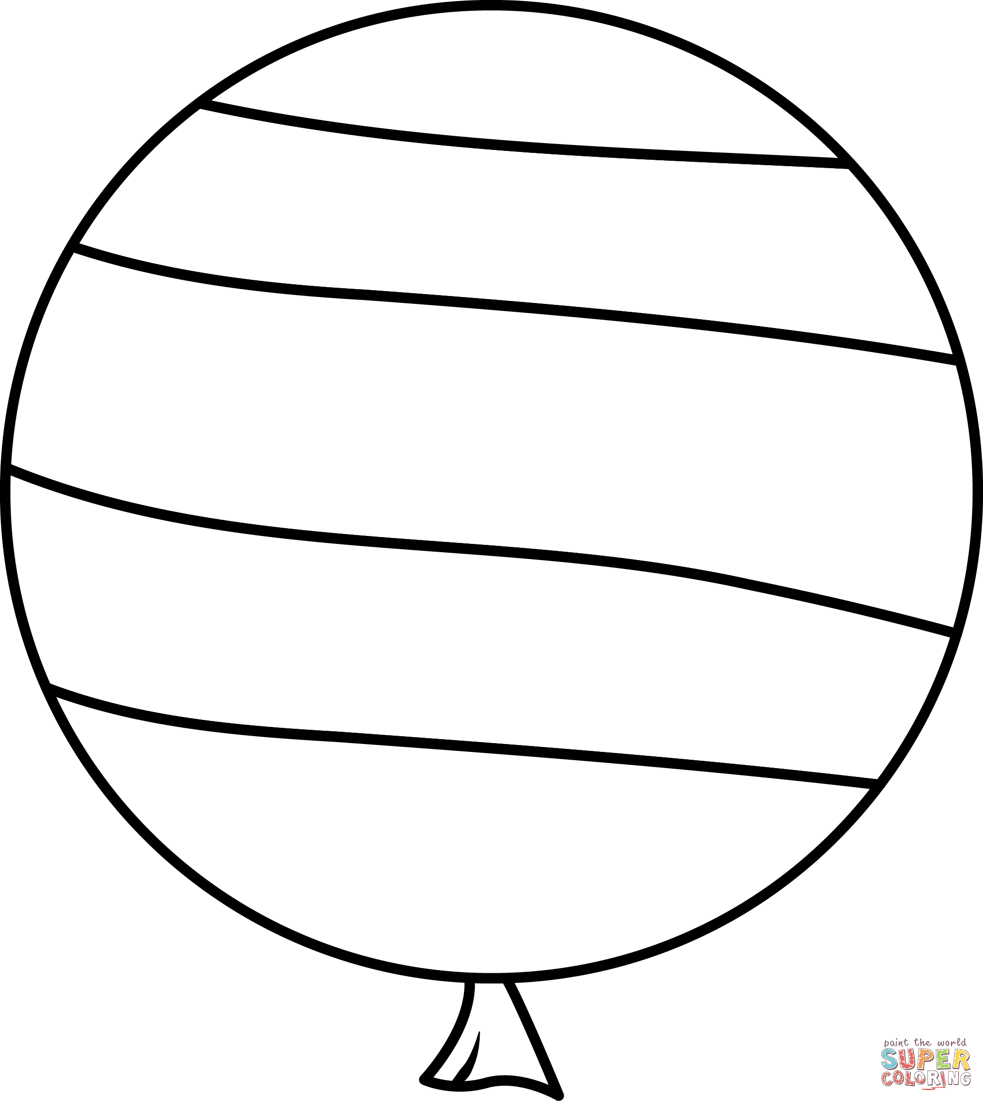 Birthday balloon coloring page free printable coloring pages