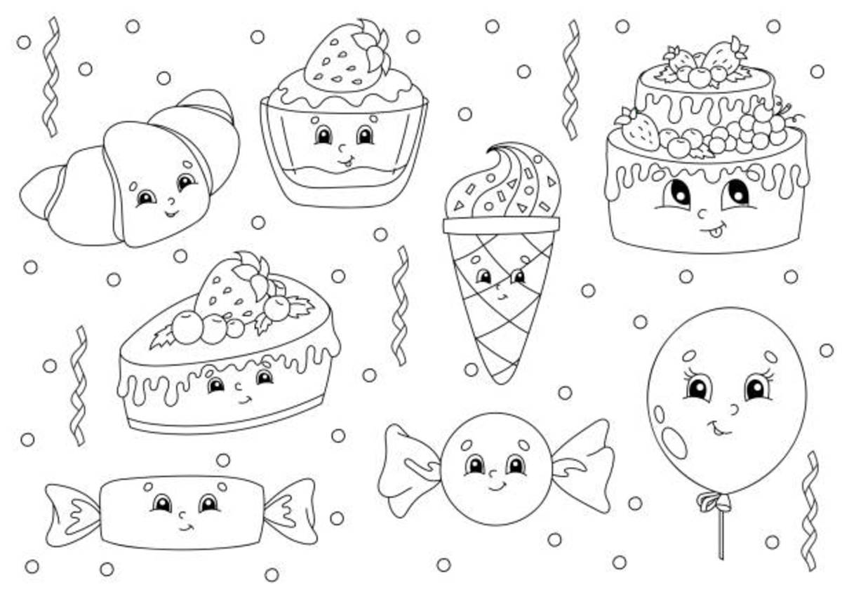 Printable birthday cards to color