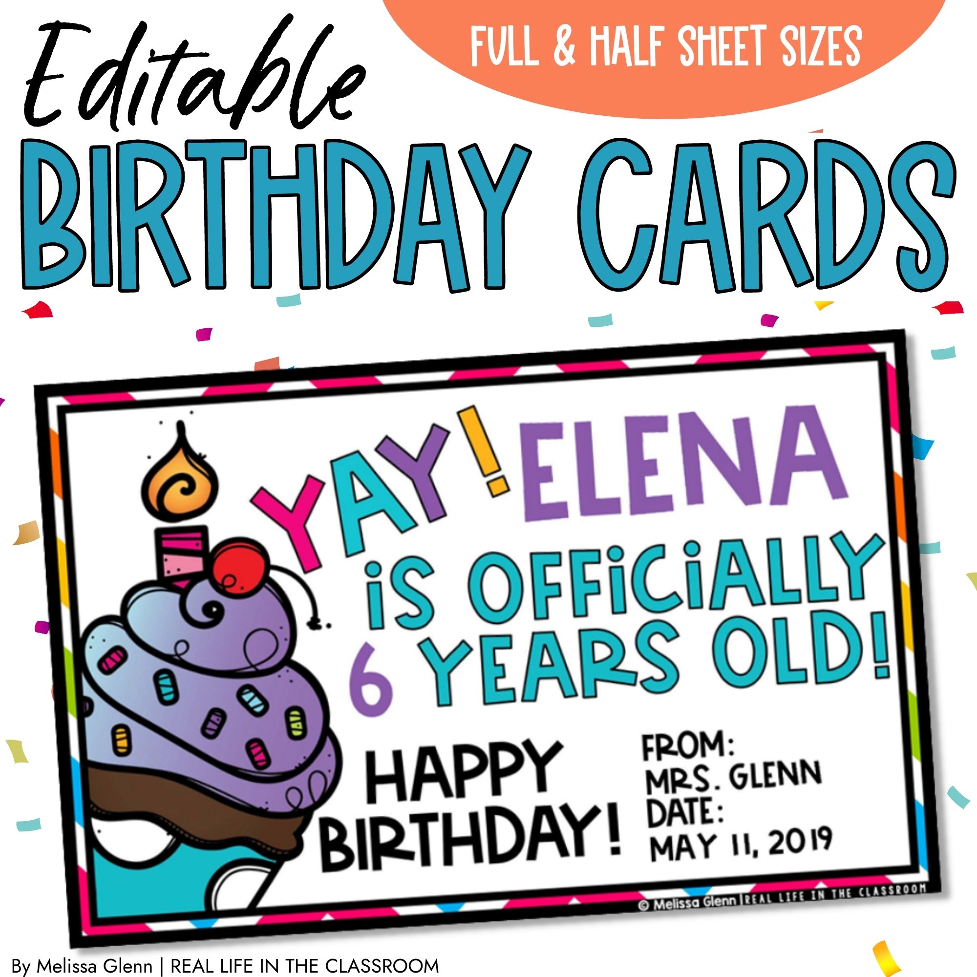 Happy birthday cards for students
