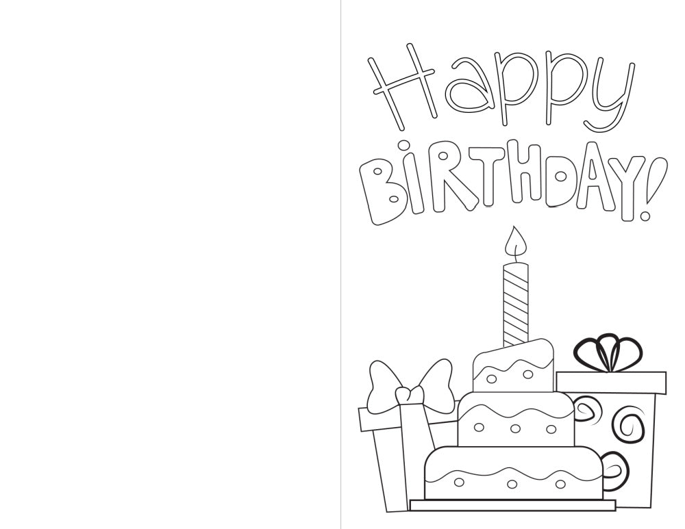Birthday card drawing ideas â freebie finding mom