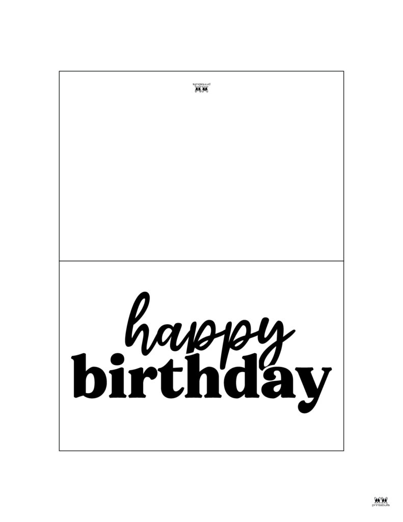 Printable birthday cards
