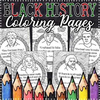 Black history coloring pages black history month activities by fords board
