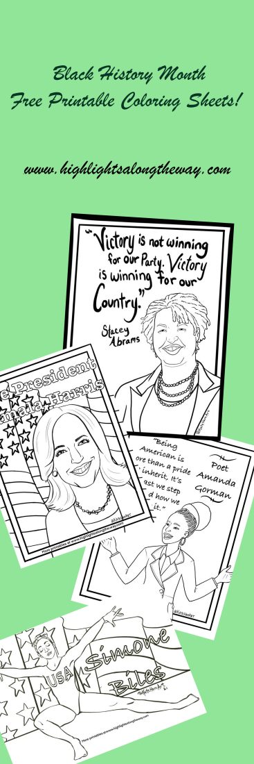 Black history month coloring sheets free printable collection