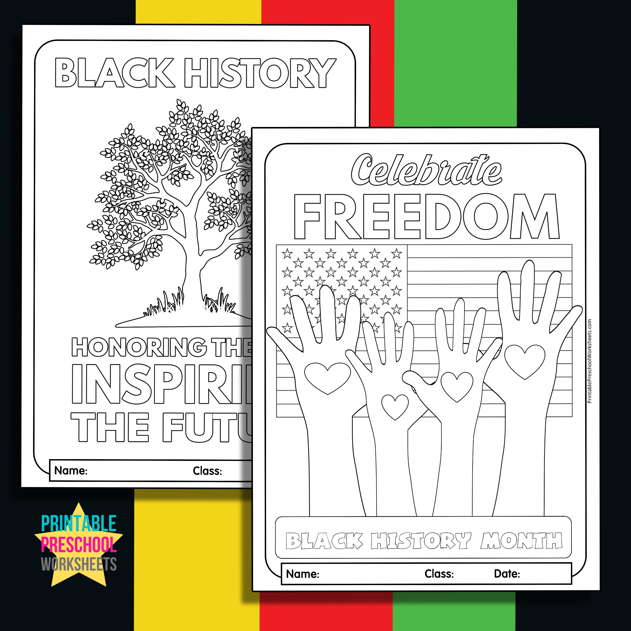 Black history month coloring pages for all grades made by teachers