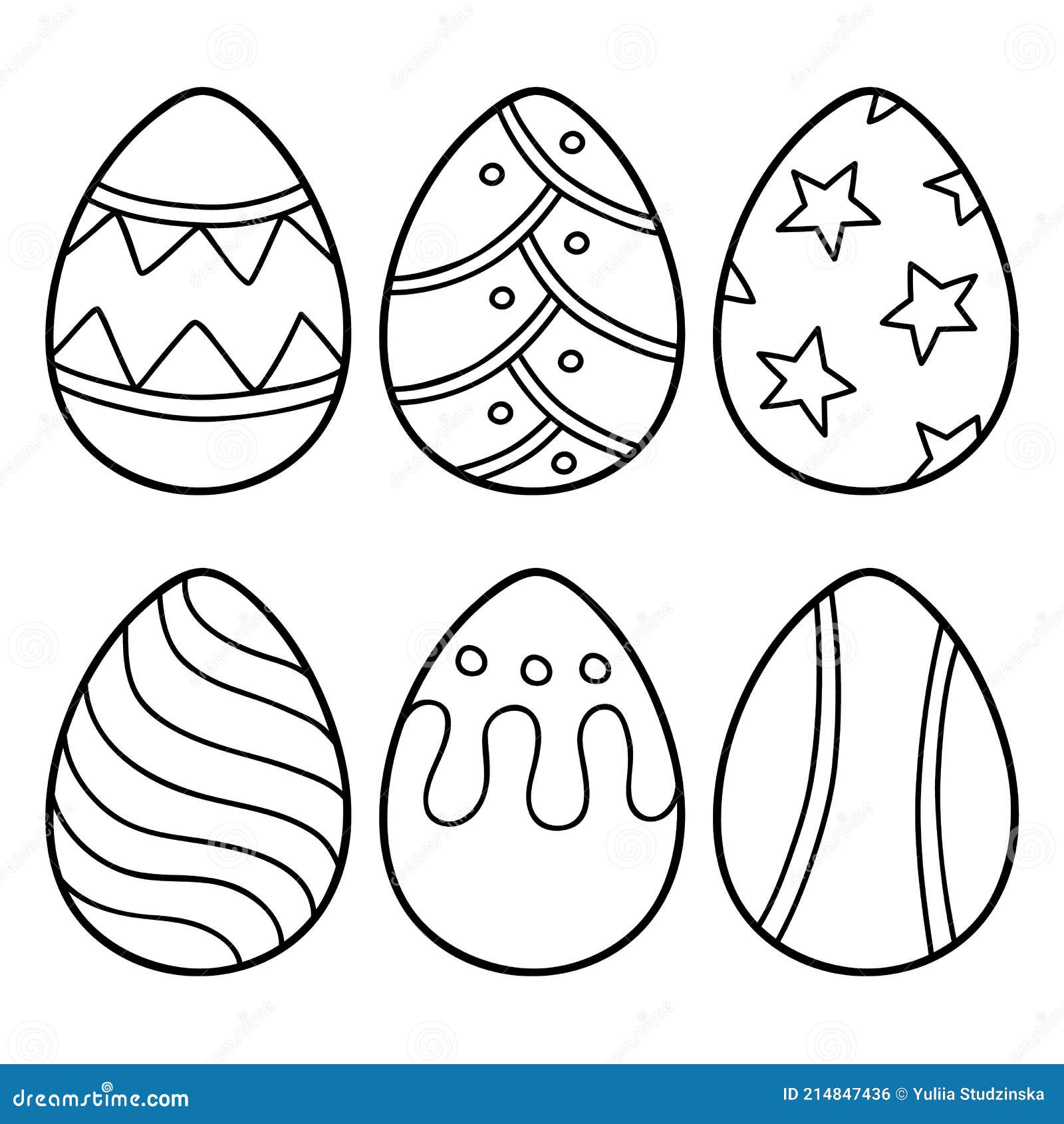 Template for easter cookies stock vector