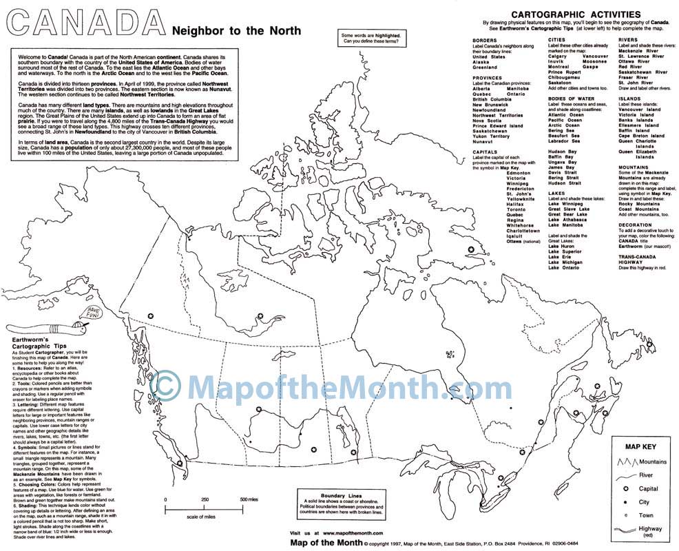 Canada map
