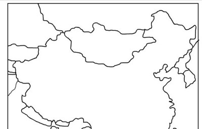 Japan printable outline map