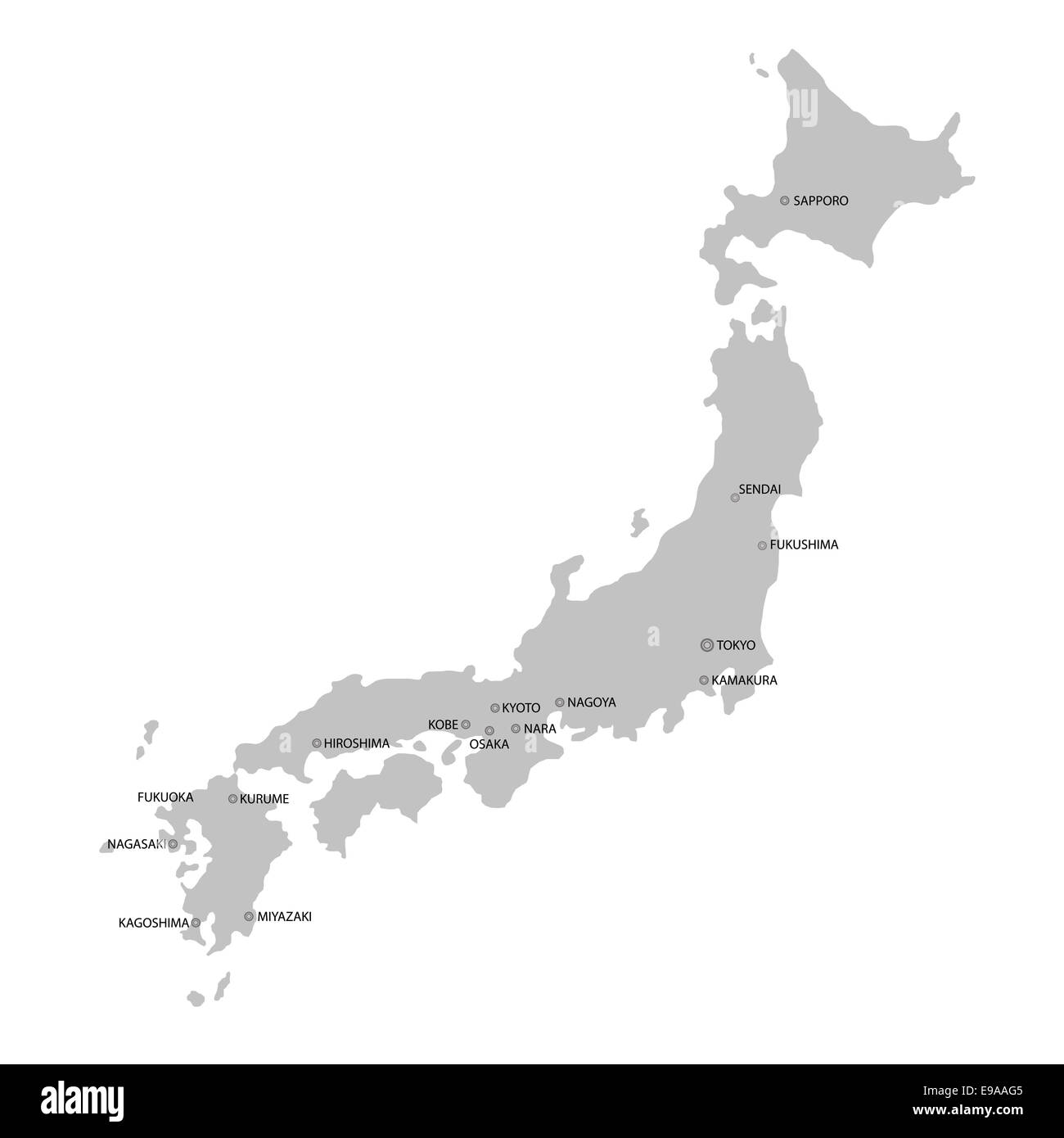 Japan map hi