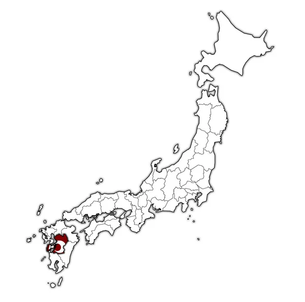 Flag tokyo prefecture map administrative divisions borders japan stock photo by michal