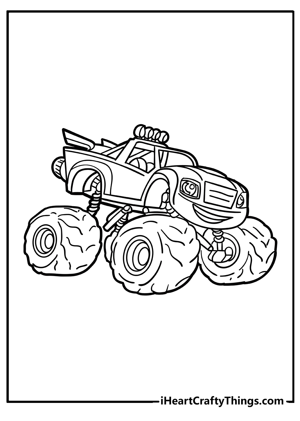 Blaze coloring pages free printables