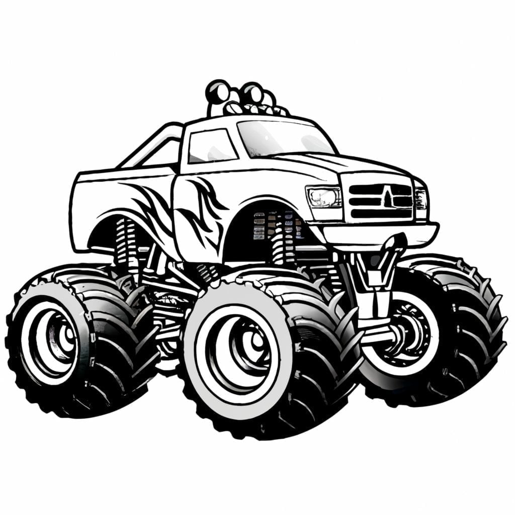Blaze monster machine coloring pages